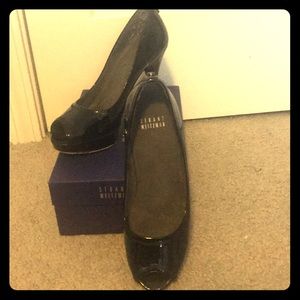 Stuart Weitzman Logoflame Platform Heels